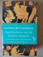 Luciano de Crescenzo Geschiedenis van de Griekse filosofie, Ophalen of Verzenden, Zo goed als nieuw, Algemeen, Luciano de Crescenzo