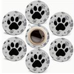 Onderzetters met Katten/Hondenpootjes afbeeldingen, Ophalen of Verzenden, Nieuw, Glas of Kopje