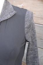 Jurk zwart/ bruin Indies mt 2 (S) travelstof Vaste prijs, Zwart, Ophalen of Verzenden, Zo goed als nieuw, Indies