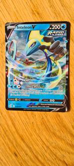Inteleon V - Rapid Strike - Pokémonkaart, Ophalen of Verzenden, Zo goed als nieuw, Losse kaart, Foil