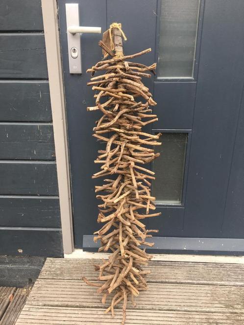 Rustieke houten boom – handgemaakt, Huis en Inrichting, Woonaccessoires | Spiegels, Rechthoekig, Ophalen