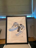 Nike Jordan schoenen poster, Met lijst, Nieuw, Ophalen of Verzenden, A1 t/m A3
