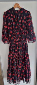 Phase Eight Jurk - Elegante Bloemenprint, Zwart, Maat 46/48 (XL) of groter, Nieuw, Ophalen of Verzenden