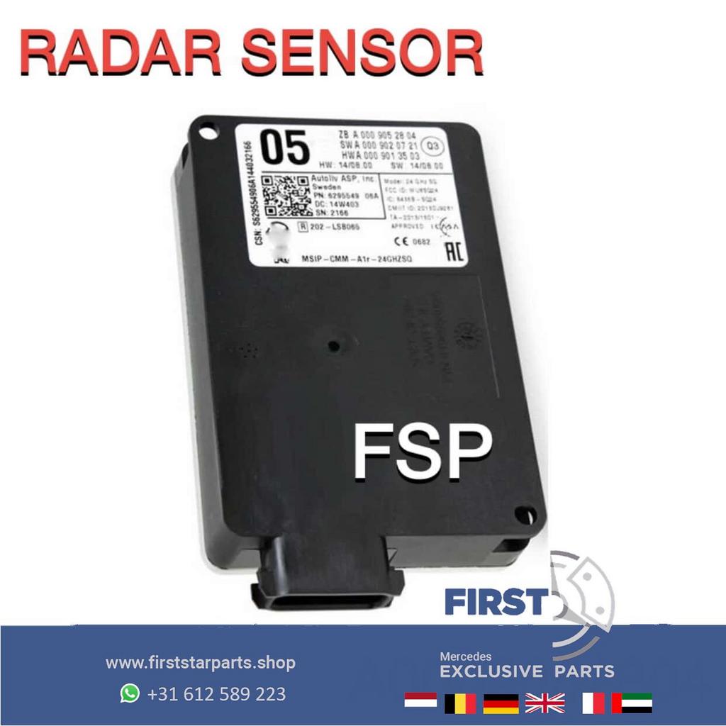 A0009052804 radar sensor W176 W117 W156 W212 W218 W222 W166, Gebruikt, -, Ophalen of Verzenden, -