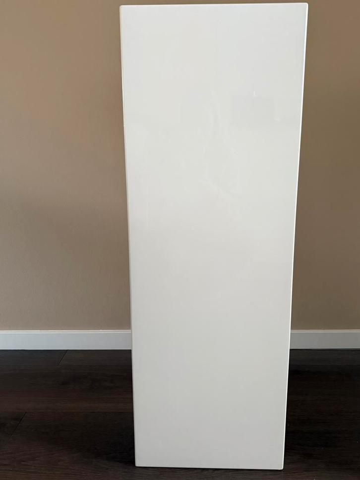 Zuil/pilaar Goossens Hoogglans Wit, Tuin en Terras, Bloempotten, Gebruikt, Kunststof, Binnen, 70 cm of meer, Minder dan 25 cm