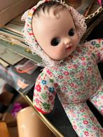 Vintage jaren 50 60 poppetje met rubber gezicht, Verzamelen, Poppen, Ophalen of Verzenden, Gebruikt, Pop