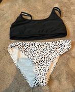 Zwart/wit bikini set, maat 158, Verzenden, Zo goed als nieuw, Zwart, Bikini