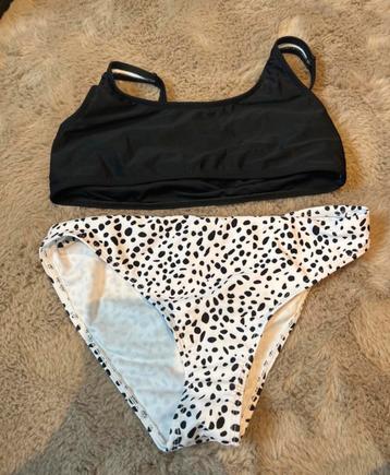 Zwart/wit bikini set, maat 158 beschikbaar voor biedingen