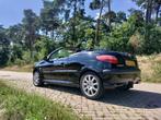 Peugeot 206 1.6 16V CC 2002 Zwart, Auto's, Peugeot, Voorwielaandrijving, Stof, Zwart, 4 cilinders