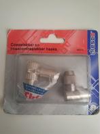 DRESCO Coaxstekker en Coaxcontrastekker Haaks [NIEUW], Hobby en Vrije tijd, Elektronica-componenten, Ophalen of Verzenden, Nieuw