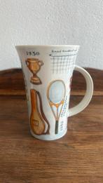 Dunoon Stoneware Sports grote, hoge mok, TENNIS, Ophalen of Verzenden, Zo goed als nieuw, Porselein, Kop en/of schotel