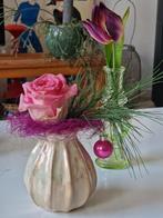 Kerst - decoratief papaver bol vaasje met kerstballetje, Ophalen