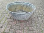 Oude zinken teil 80 liter, Ophalen, Gebruikt, Metaal, 30 tot 60 cm