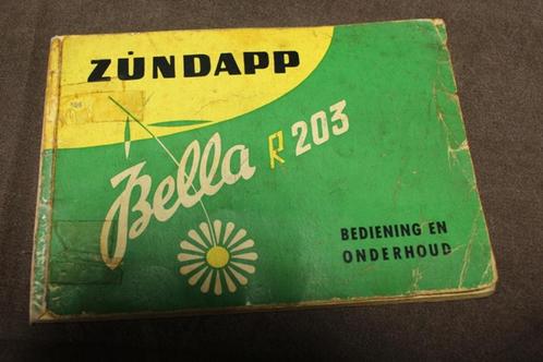 Zündapp Bella R203 1957 scooter instructie boekje Roller, Motoren, Handleidingen en Instructieboekjes, Overige merken, Ophalen of Verzenden