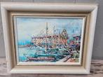 Schilderij: Haven in Frankrijk, Ophalen of Verzenden