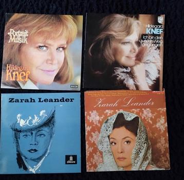 Lp' s Zarah Leander en Hildegard Knef  beschikbaar voor biedingen
