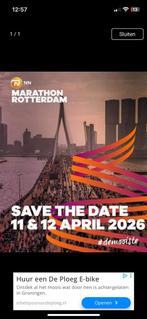 Gezocht startbewijs marathon Rotterdam, Eén persoon