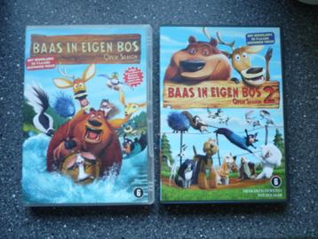 DVD Baas in eigen bos Open Season en Open Season 2 beschikbaar voor biedingen