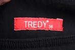 Tregging zwart tredy mt 38 3/4 Vaste prijs AANBIEDING, Maat 38/40 (M), Zwart, Tredy, Ophalen of Verzenden