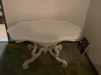 WITTE TAFEL, Huis en Inrichting, Tafels | Sidetables, Gebruikt, 100 tot 150 cm, 75 cm of meer, Ovaal