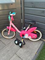 Unicorn btwin meisjes fiets 14inch decathlon, Ophalen, Gebruikt, Btwin Decathlon, Verstelbare zitting