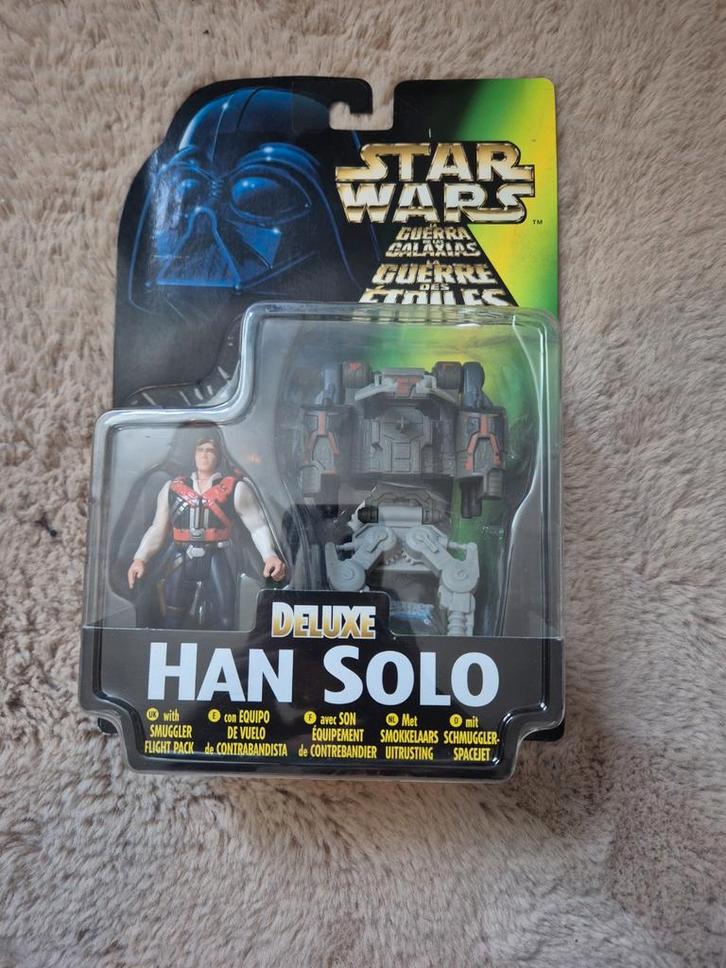 Han Solo Deluxe Action Figure - Power of the Force 2, Kinderen en Baby's, Speelgoed | Actiefiguren, Nieuw, Ophalen of Verzenden