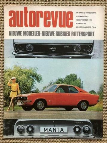 Auto Revue: Opel Manta A, Volkswagen K70, GP Monza beschikbaar voor biedingen