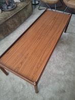 Vintage retro salontafel met omkeerbaar blad., Huis en Inrichting, Tafels | Salontafels, Ophalen, Gebruikt, 100 tot 150 cm, 50 tot 100 cm