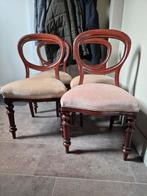 Mahoniehouten eetkamerstoelen, 4 st, Biedermeier stijl, Antiek en Kunst, Ophalen