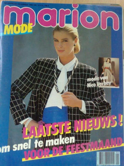 Marion mode kledingpatronen december 1983, Hobby en Vrije tijd, Kledingpatronen, Gebruikt, Marion, Verzenden