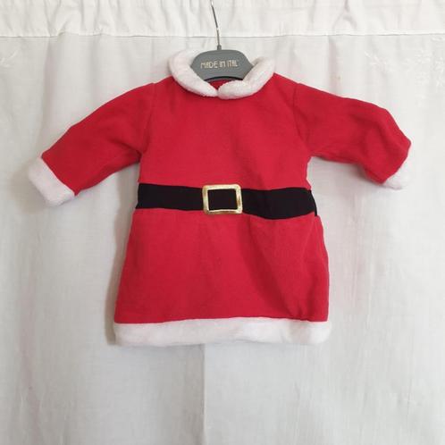 Schattig kerstman jurkje Mt 56/62, Kinderen en Baby's, Babykleding | Maat 56, Zo goed als nieuw, Meisje, Jurkje of Rokje, Ophalen of Verzenden