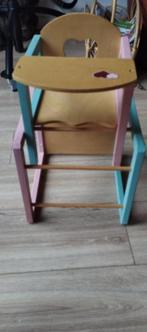 Nostalgische Houten Poppenstoel met Verwijderbaar Speeltafel, Kinderen en Baby's, Speelgoed | Houten speelgoed, Ophalen, Gebruikt