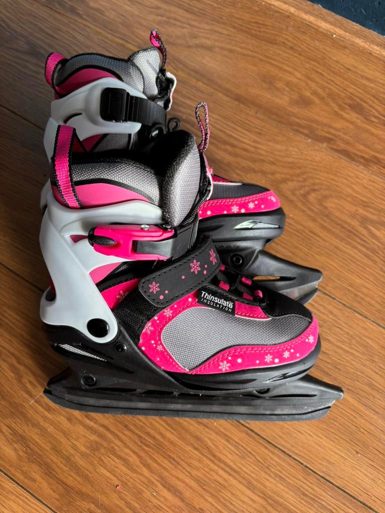 Verstelbare schaatsen meisje ijshockey mt 33-37, Overige merken, Ophalen of Verzenden, Zo goed als nieuw, IJshockeyschaatsen