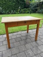 Houten (keuken)tafel jaren 50, Ophalen, Gebruikt, 100 tot 150 cm, Vintage