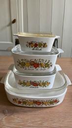 Set schalen van Corning-ware, voor gas/magnetron/oven, Huis en Inrichting, Keuken | Potten en Pannen, Gebruikt, Keramische plaat