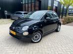 Fiat 500 Twinair 60pk 2017 Airco Led N.L Auto, Voorwielaandrijving, 840 kg, Zwart, Origineel Nederlands