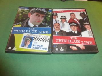 The thin blue line Serie 1 + 2 2x dubbel-dvd Rowan Atkinson beschikbaar voor biedingen