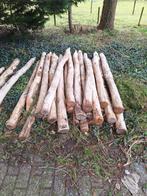 40 Tuinpalen of weidepalen 200cm 10-12cm doorsnee, Tuin en Terras, Palen, Balken en Planken, Ophalen, Palen, Nieuw, Hardhout
