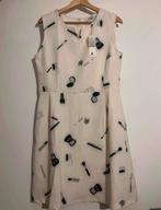 Jurk met print 40, Maat 38/40 (M), Verzenden, Beige, Nieuw