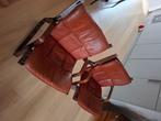 Twee Deense vintage leren loungestoelen, Ophalen, Gebruikt, Twee, Jaren 70 Scandinavisch Design, Klassiek, Mid-Century
