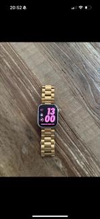 Apple Watch Series 9 41mm Sterrenlicht + Gouden Band, Sieraden, Tassen en Uiterlijk, Smartwatches, Wit, IOS, Ophalen of Verzenden