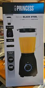 Princess Black Steel 1000 Blender - Nieuw in doos!, Ophalen of Verzenden, Nieuw, Blender