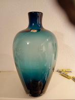 Leerdam Glas Unica Vaas - Blauw/Groen, Antiek en Kunst, Ophalen of Verzenden