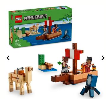 LEGO Minecraft De Piratenschip Reis 21259 beschikbaar voor biedingen