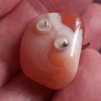 Knoop van Agaath Halfedelsteen met Oogjes, Verzenden, Gebruikt