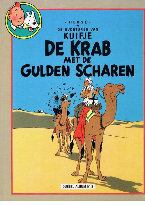 Kuifje Dubbel Album Gulden Scharen/Zwarte Goud, Boeken, Stripboeken, Nieuw, Eén stripboek, Verzenden