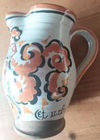 Antieke aardewerken wijnkruik met Romulus en Remus, Ophalen of Verzenden