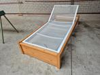 Bed - 1 pers. 90 x 200cm met verstelbare Boss spiraalbodem, Ophalen, Verstelbaar, 90 cm, Eenpersoons