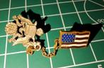WWII - US - Eagle & Flag Sweetheart Pin, Verzenden, Overige soorten, Amerika, Embleem of Badge