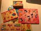 Houten Puzzels & Domino Set, 2 tot 4 jaar, Gebruikt, 10 tot 50 stukjes, Ophalen of Verzenden